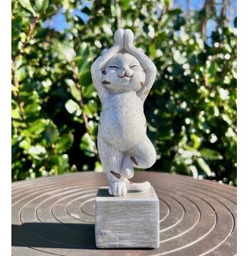 Kat Yoga Stilling Dyr Figurer Godkarmashop - Gilde Handwerk Happypet