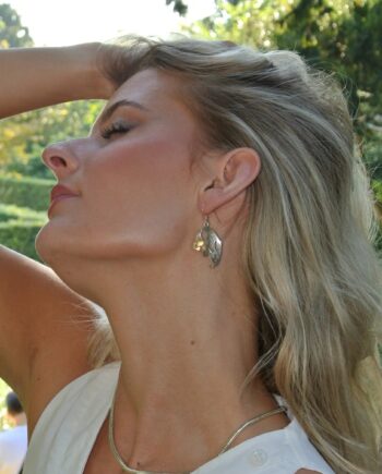 Sølv Øreringe ørekrog Med Kat Sterling - Happypet  - 05740034048177