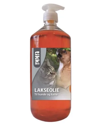 Tikki Lakseolie Til Hunde Katte Liter - Tikki Happypet  - 5709437024515