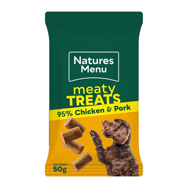 Natures Menu Treats Chicken Barf Bites Med Kylling - Natures Menu Happypet - 5025730010827