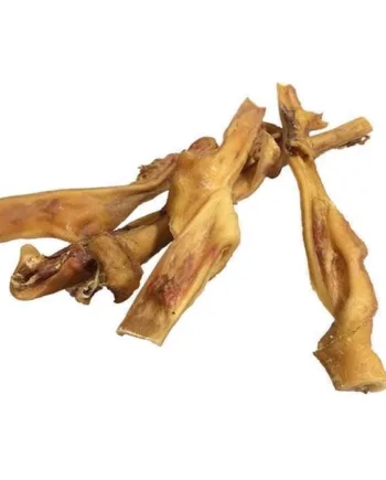 Tørret Oksehovedhud Kraftigt Tyggeben Til Hunde - Tikki Happypet  - 995330612234