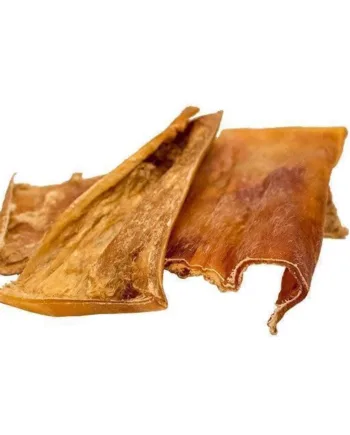 Tørret Oksehoved Hud Plader 750 - Tikki Happypet  - 5709437043110