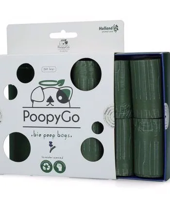 Poopygo Eco Høm Høm Pose Med Lavendelduft Ruller - Poopygo Happypet  - 8716759566347
