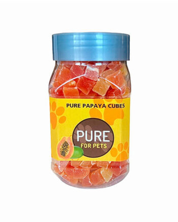 Pure Papaya Cubes 350ml 280g - Pure For Pets Happypet  - 8715837318250