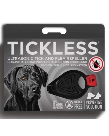 Sort Tickless Pet Ultralyd Mod Flåter Lopper - Tickless Happypet  - 5999566451034