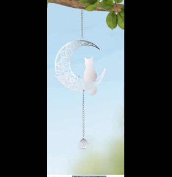 Uro Med Kat Måne Drømmefanger Uroer Godkarmashop - Gilde Handwerk Happypet